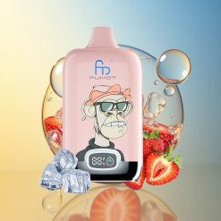 Fumot Tornado Digital Box 12000 Puffs Erdbeere Eis Mesh Coil Deutschland Großhandel