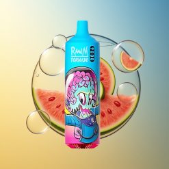 RandM Fumot Tornado 9000 Puffs Erdbeer Wassermelone Mesh Coil Deutschland Großhandel