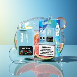 Razz Bar 40000 Züge Blaue Himbeere Eis-Erdbeere Wassermelone Bubble Gum 1.0Ohm 2 Mesh Coil Deutschland Großhandel