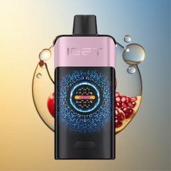 IGET ONE 12000 Puffs Kirsch-Granatapfel Einweg Vape Großer gebogener Farbbildschirm Deutschland Großhandel