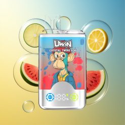 UWIN Crystal Twins 40000 Puffs Erdbeer Wassermelone Zitrone Limette 32ml Deutschland Großhandel
